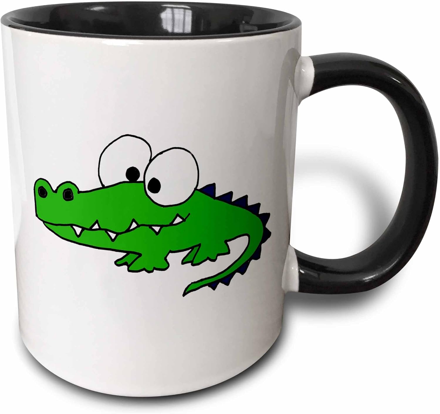 3drose all smiles art reptiles 和两栖动物 – funky 绿色鳄鱼 –